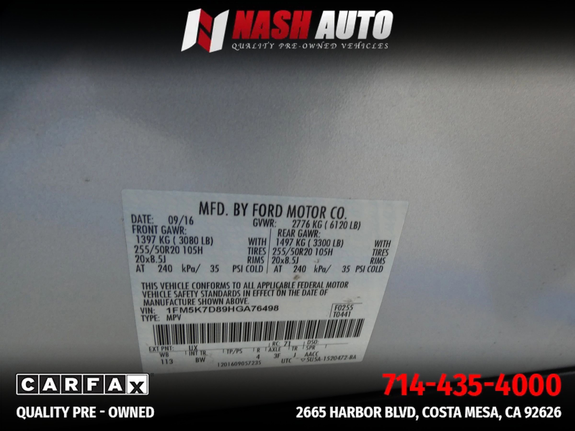 Used 2017 Ford Explorer XLT w/ Equipment Group 202A image 73