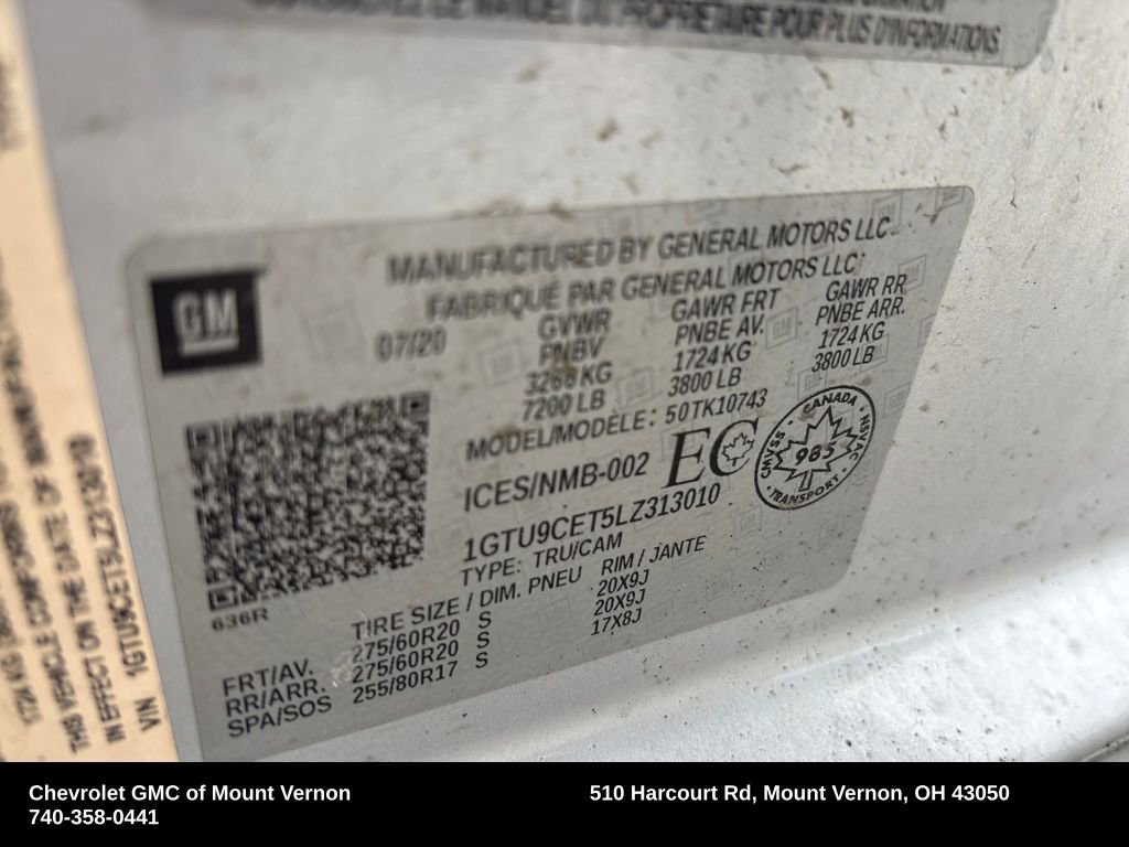 Used 2020 GMC Sierra 1500 Elevation w/ Elevation Value Package image 31