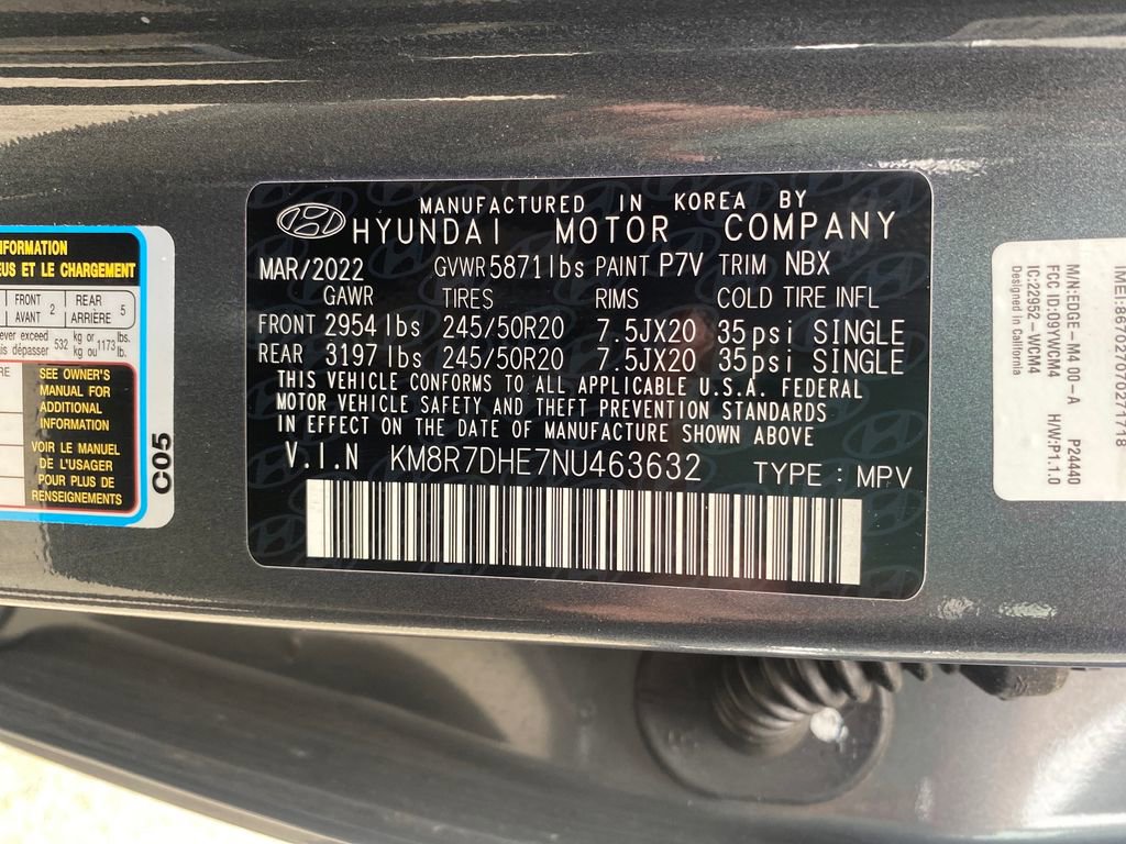 Used 2022 Hyundai Palisade Calligraphy AWD/4WD image 31