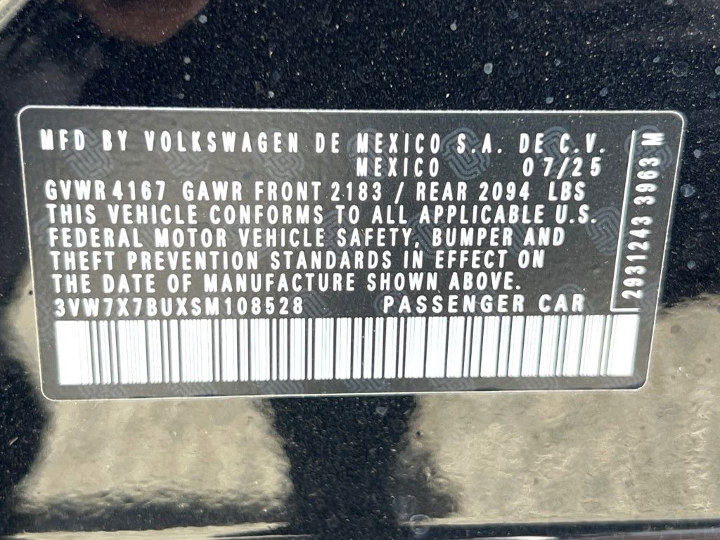 New 2025 Volkswagen Jetta SE image 31