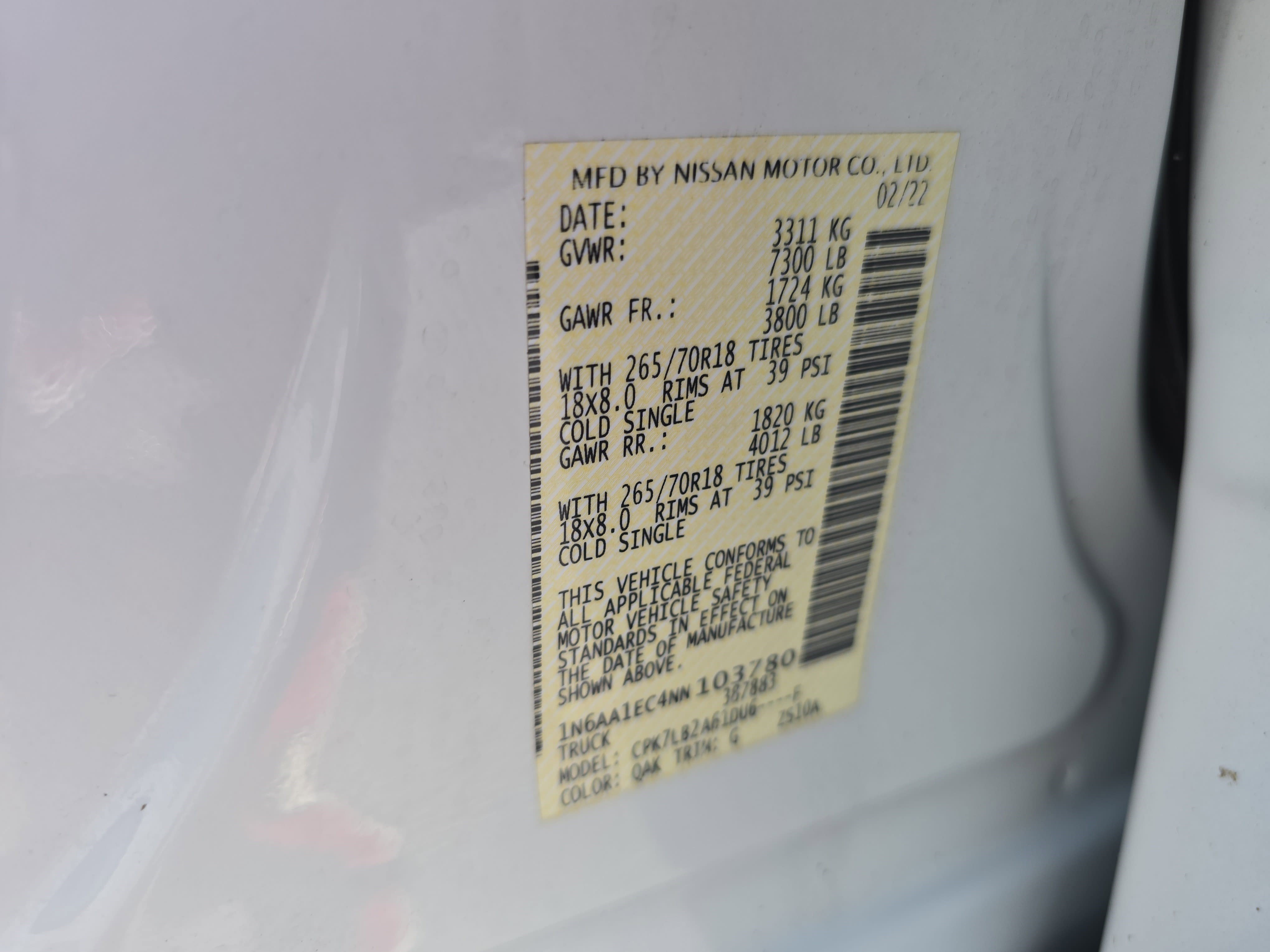 Used 2022 Nissan Titan SV image 34