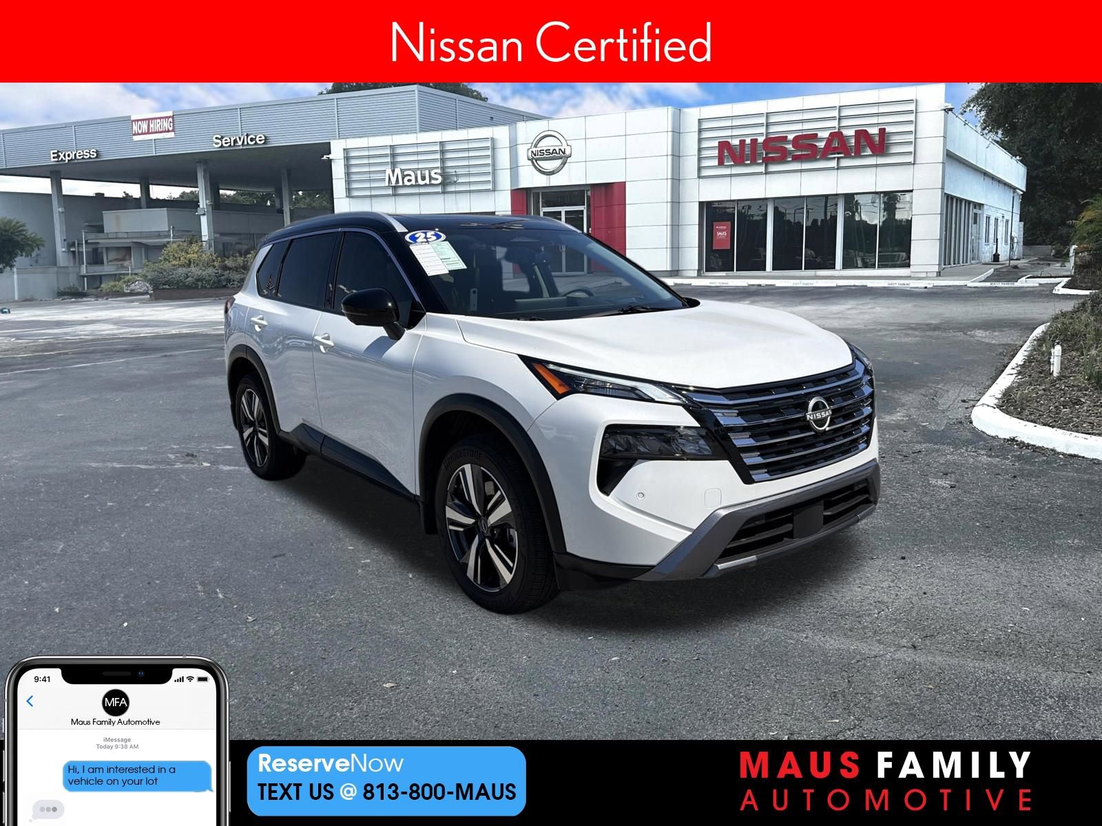 Certified 2025 Nissan Rogue SL w/ Tech Package