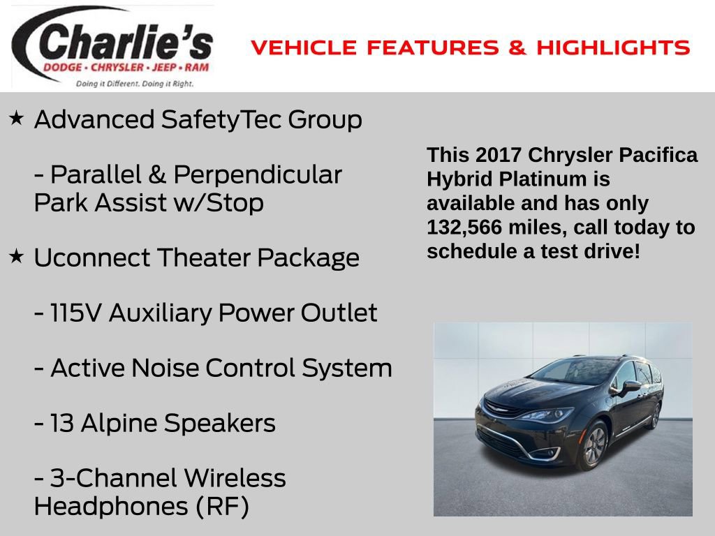 Used 2017 Chrysler Pacifica Platinum image 12