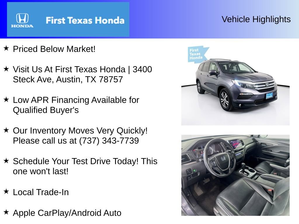 Used 2018 Honda Pilot EX-L image 5