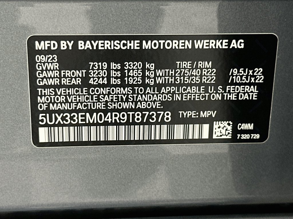 Certified 2024 BMW X7 M60i w/ Executive Package AWD/4WD image 34