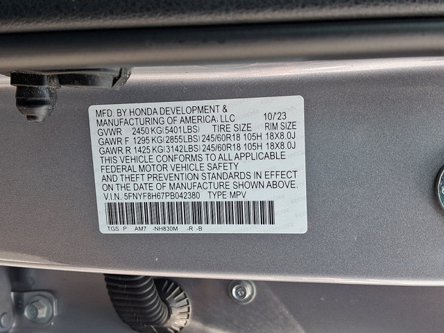 Certified 2023 Honda Passport TrailSport image 31