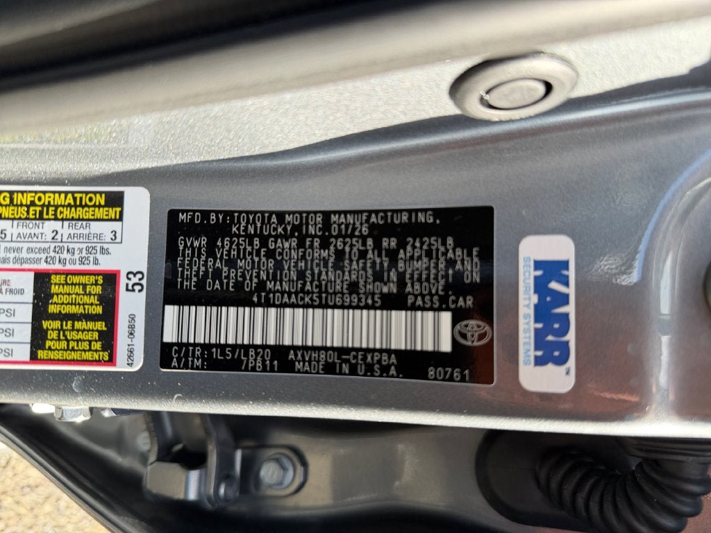 Used 2026 Toyota Camry XSE w/ Premium Plus Package FWD image 37