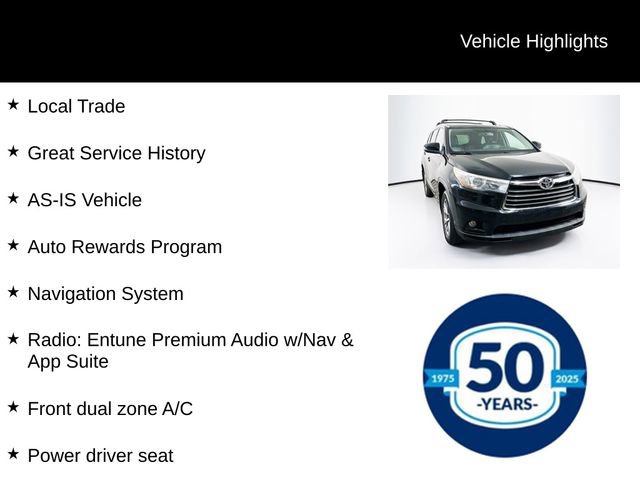 Used 2015 Toyota Highlander XLE AWD/4WD image 5