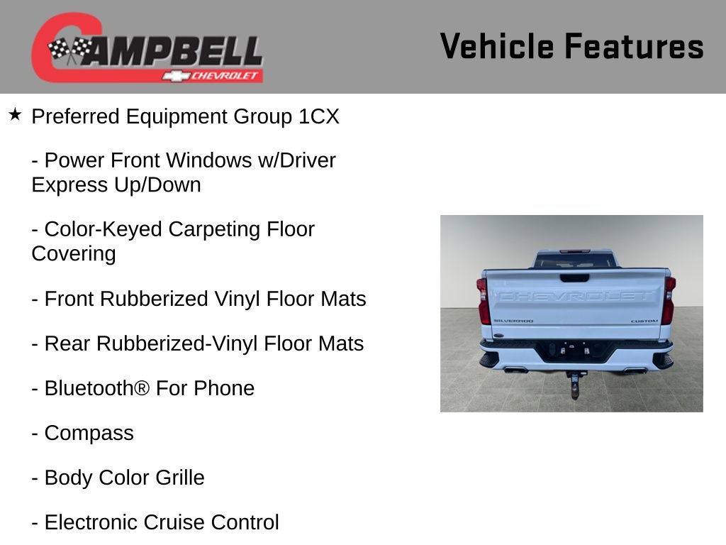 Used 2021 Chevrolet Silverado 1500 Custom w/ Custom Max Trailering Package image 10