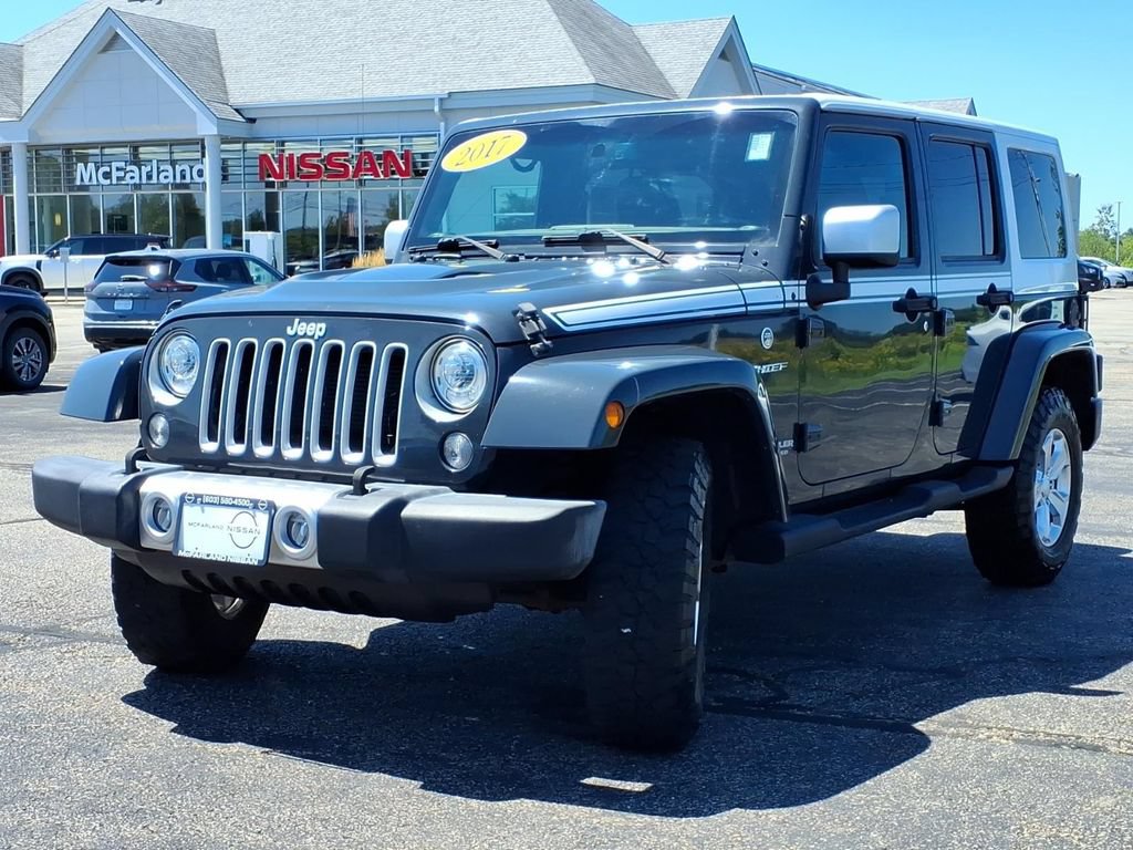 Used 2017 Jeep Wrangler Unlimited Sahara w/ Quick Order Package 24E Chief AWD/4WD image 6
