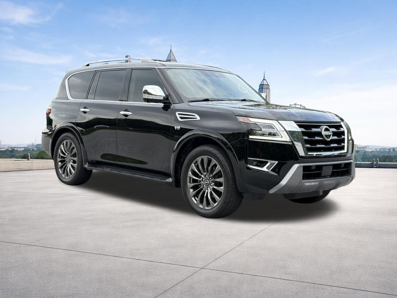 Certified 2022 Nissan Armada Platinum w/ Captain's Chairs Package RWD image 31