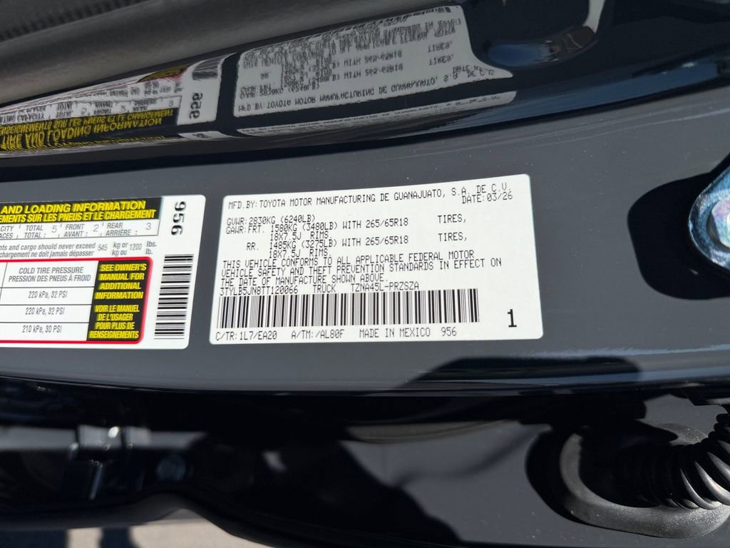 New 2026 Toyota Tacoma TRD Off-Road AWD/4WD image 29