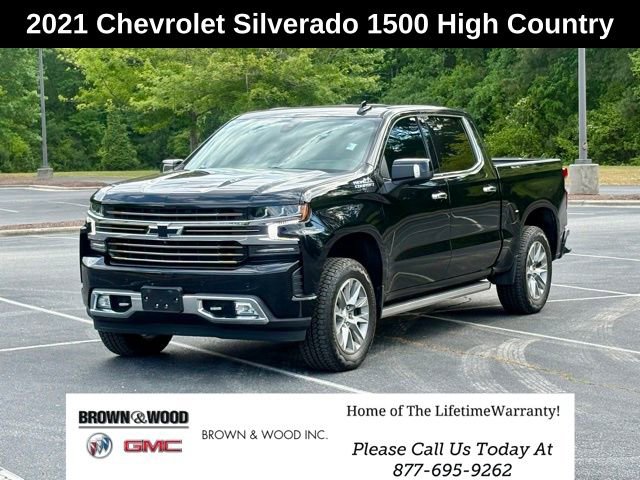 Used 2021 Chevrolet Silverado 1500 High Country w/ Technology Package AWD/4WD image 1