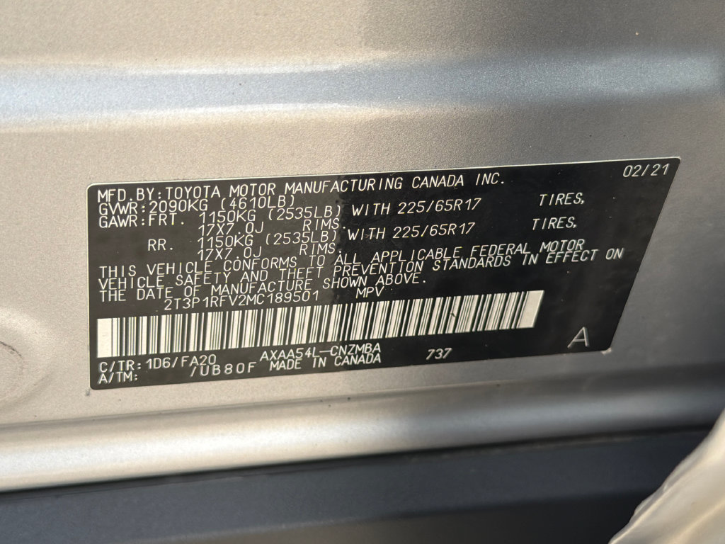 Used 2021 Toyota RAV4 XLE AWD/4WD image 31