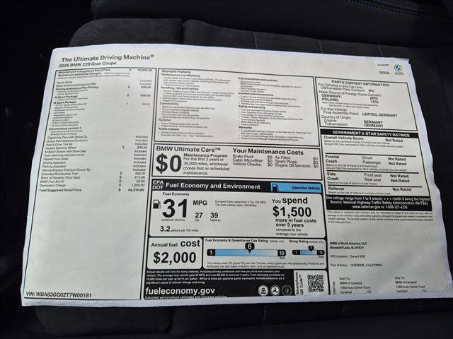 New 2026 BMW 228i w/ M Sport Package FWD image 17