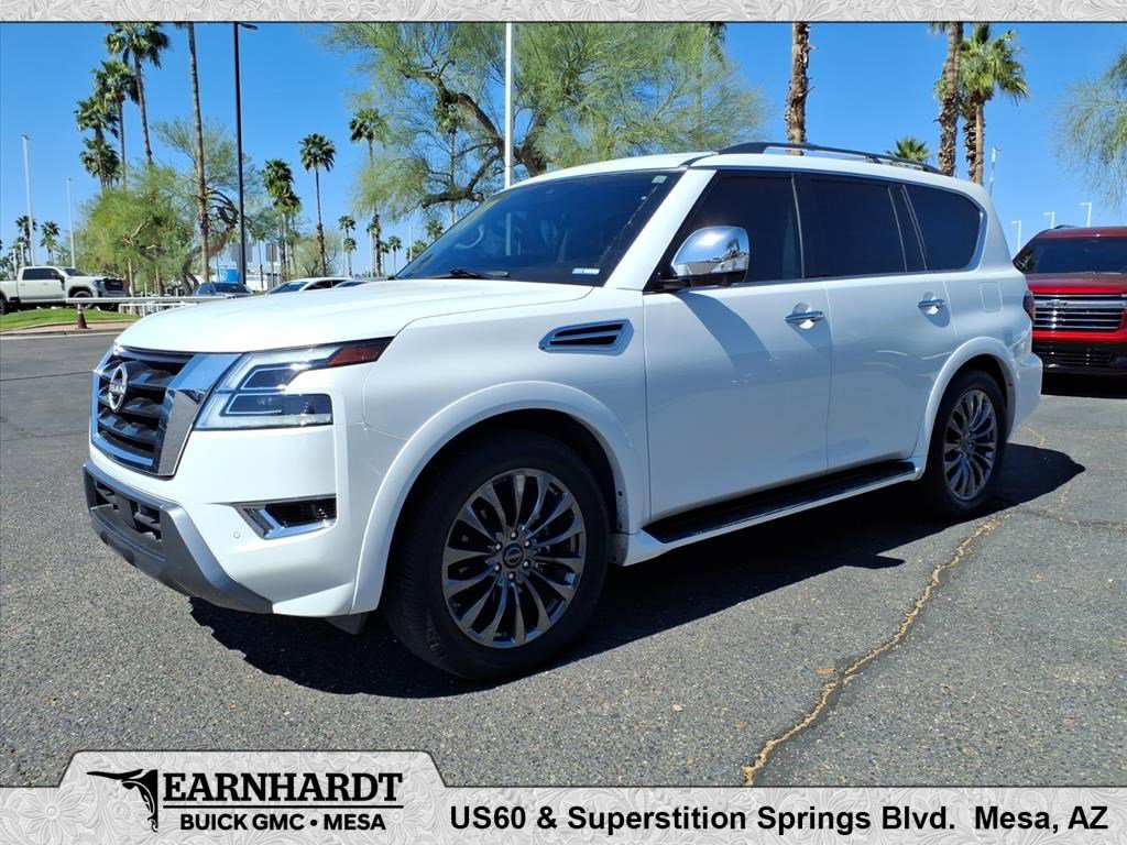 Used 2023 Nissan Armada Platinum w/ Captain's Chairs Package image 1