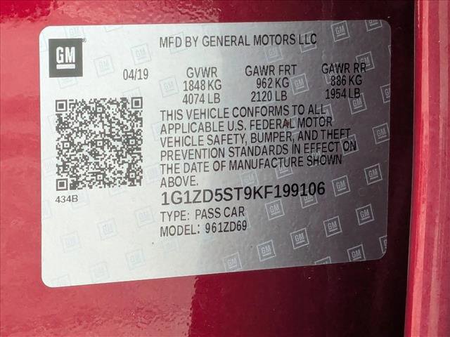 Used 2019 Chevrolet Malibu LT w/ Driver Confidence Package II image 23