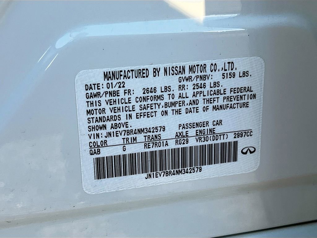 Used 2022 INFINITI Q50 Luxe w/ Cargo Package image 33