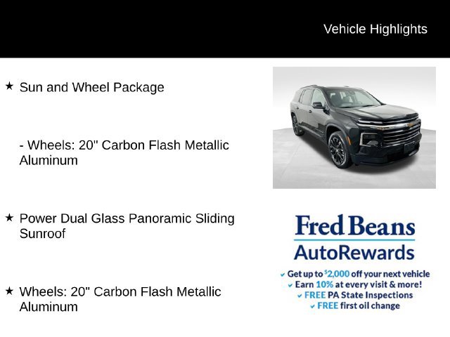 Used 2025 Chevrolet Traverse LT w/ Sun and Wheel Package AWD/4WD image 10