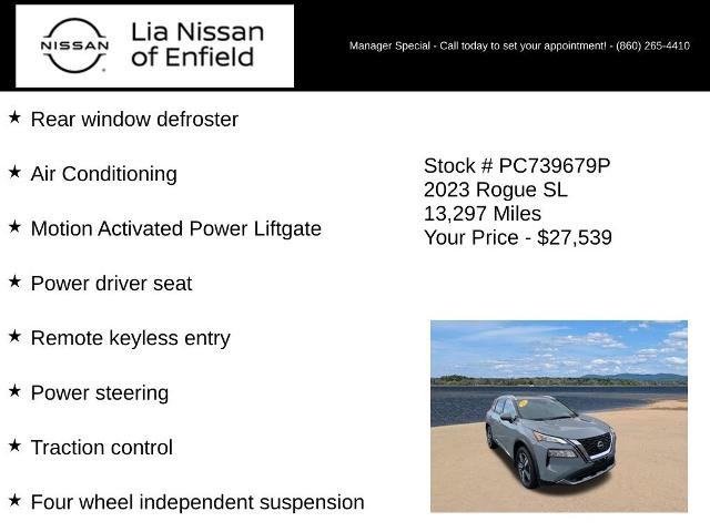 Certified 2023 Nissan Rogue SL w/ SL Premium Package AWD/4WD image 15