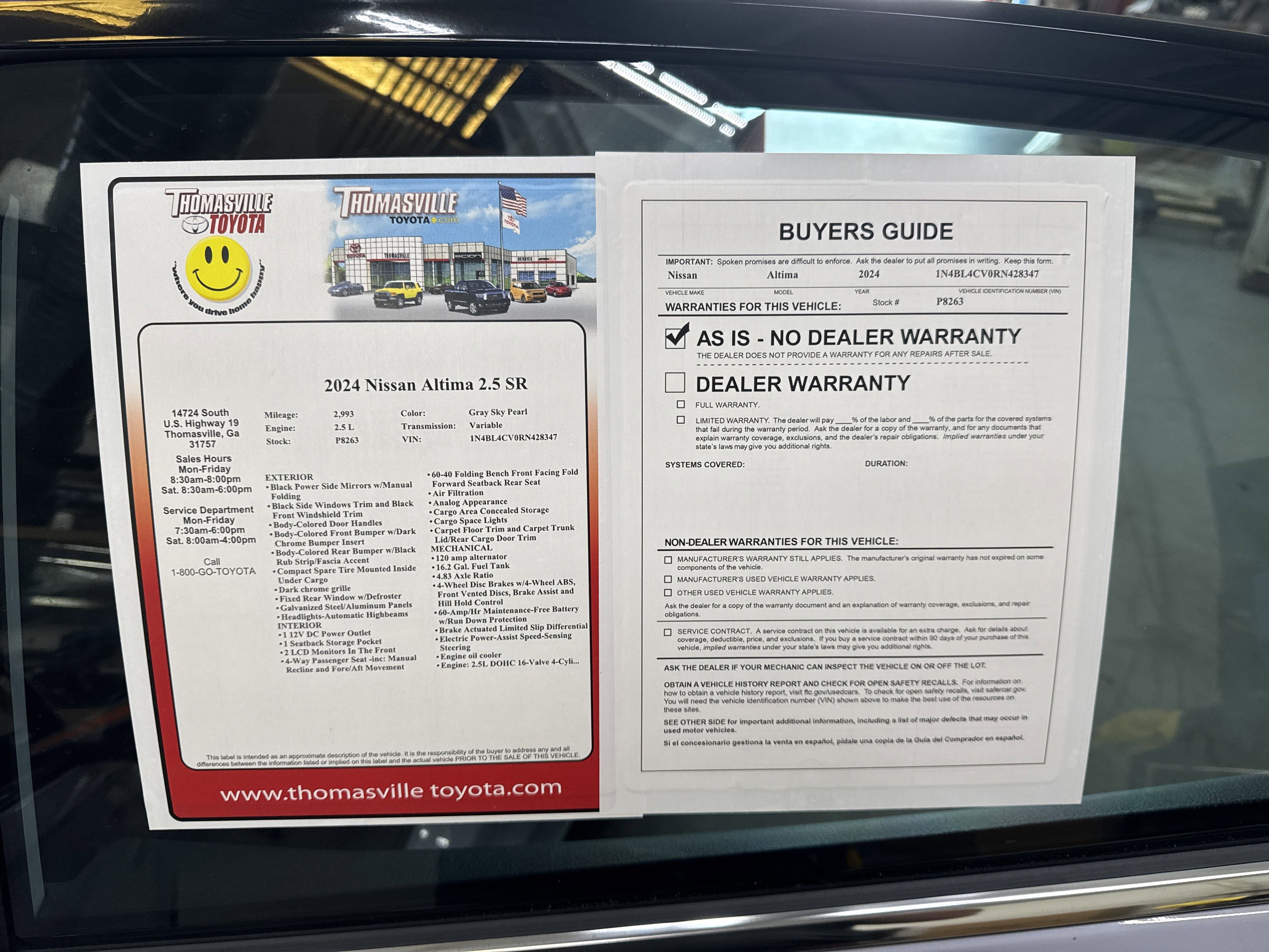 Used 2024 Nissan Altima 2.5 SR image 39