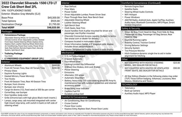 Certified 2022 Chevrolet Silverado 1500 LT AWD/4WD image 36