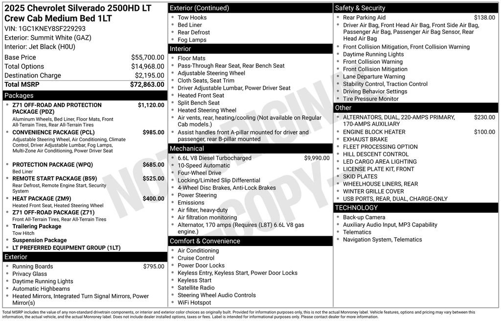 Used 2025 Chevrolet Silverado 2500 LT AWD/4WD image 27