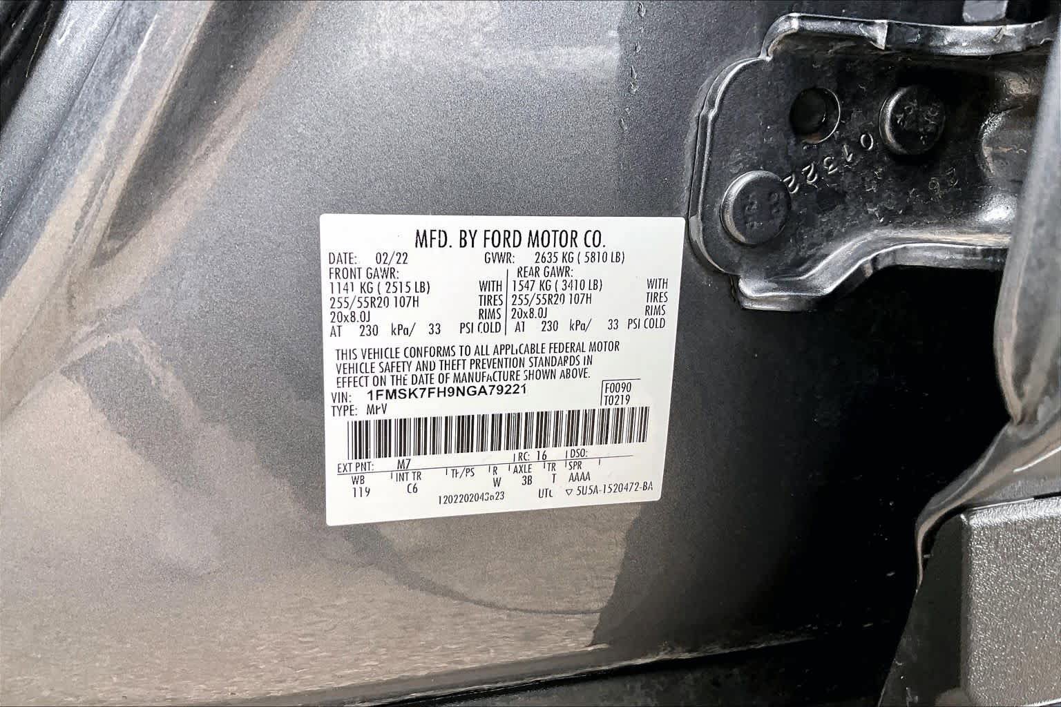 Used 2022 Ford Explorer Limited RWD image 34