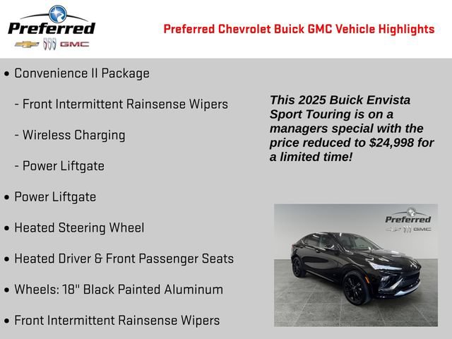 Certified 2025 Buick Envista Sport Touring w/ Convenience I Package FWD image 2
