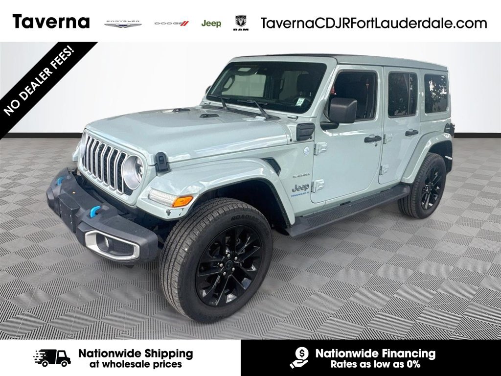 Used 2024 Jeep Wrangler Unlimited Sahara w/ Technology Group AWD/4WD image 1