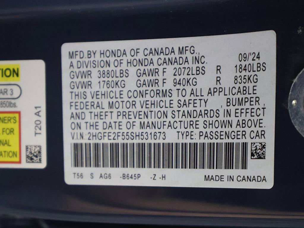 Used 2025 Honda Civic Sport image 47