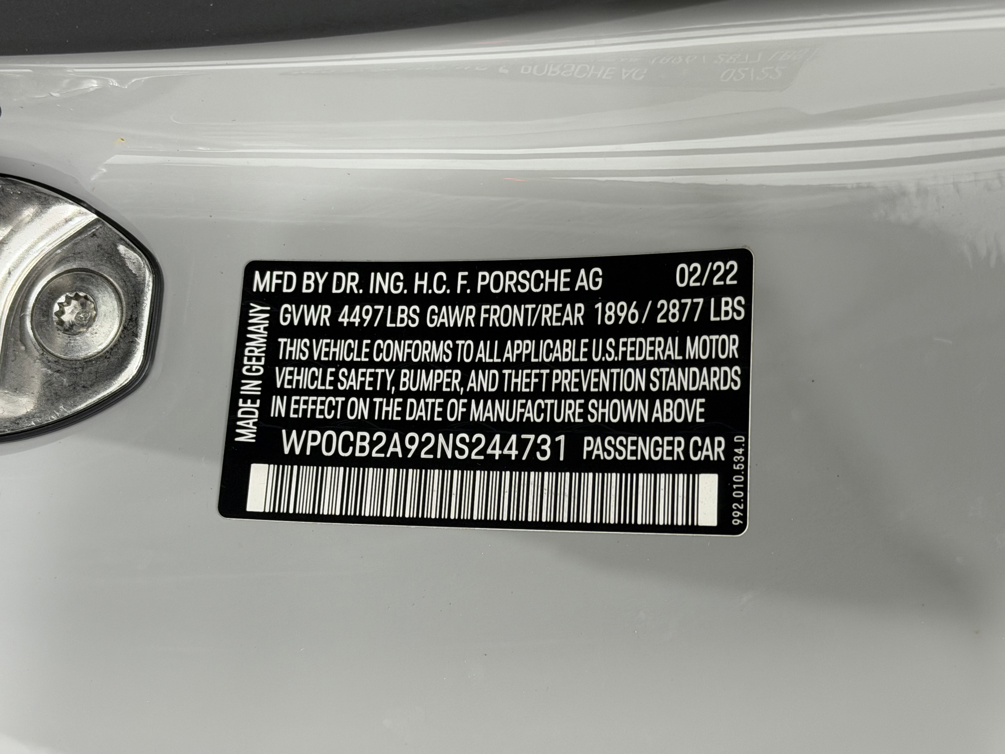 Certified 2022 Porsche 911 Carrera GTS image 60