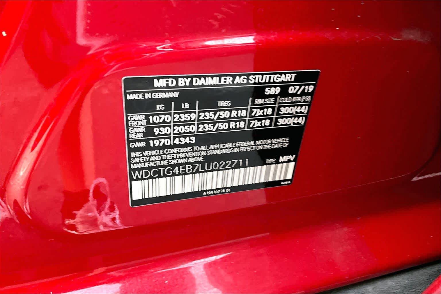 Certified 2020 Mercedes-Benz GLA 250 image 38