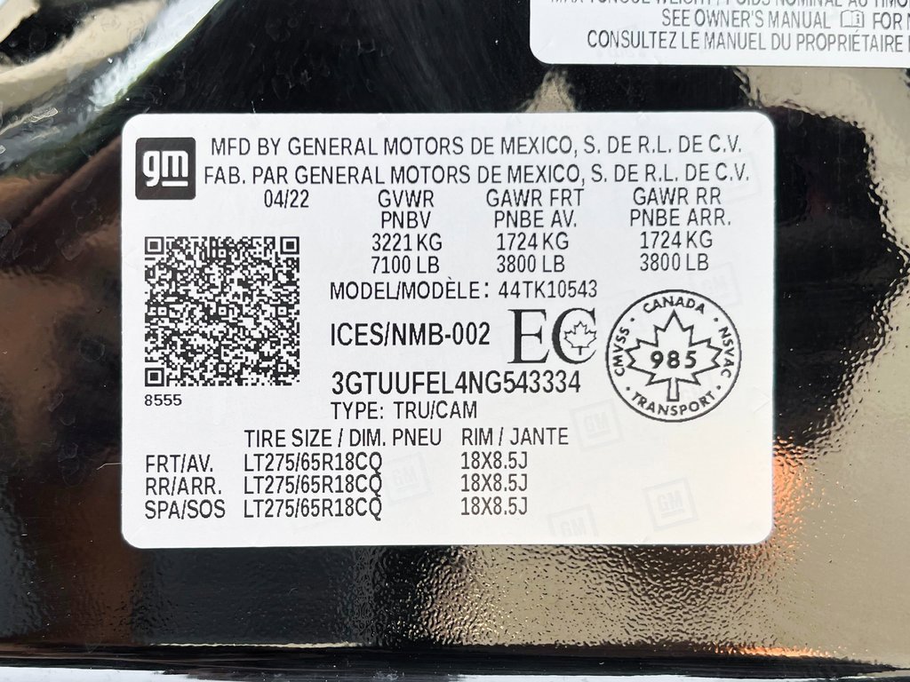 Used 2022 GMC Sierra 1500 AT4X image 30