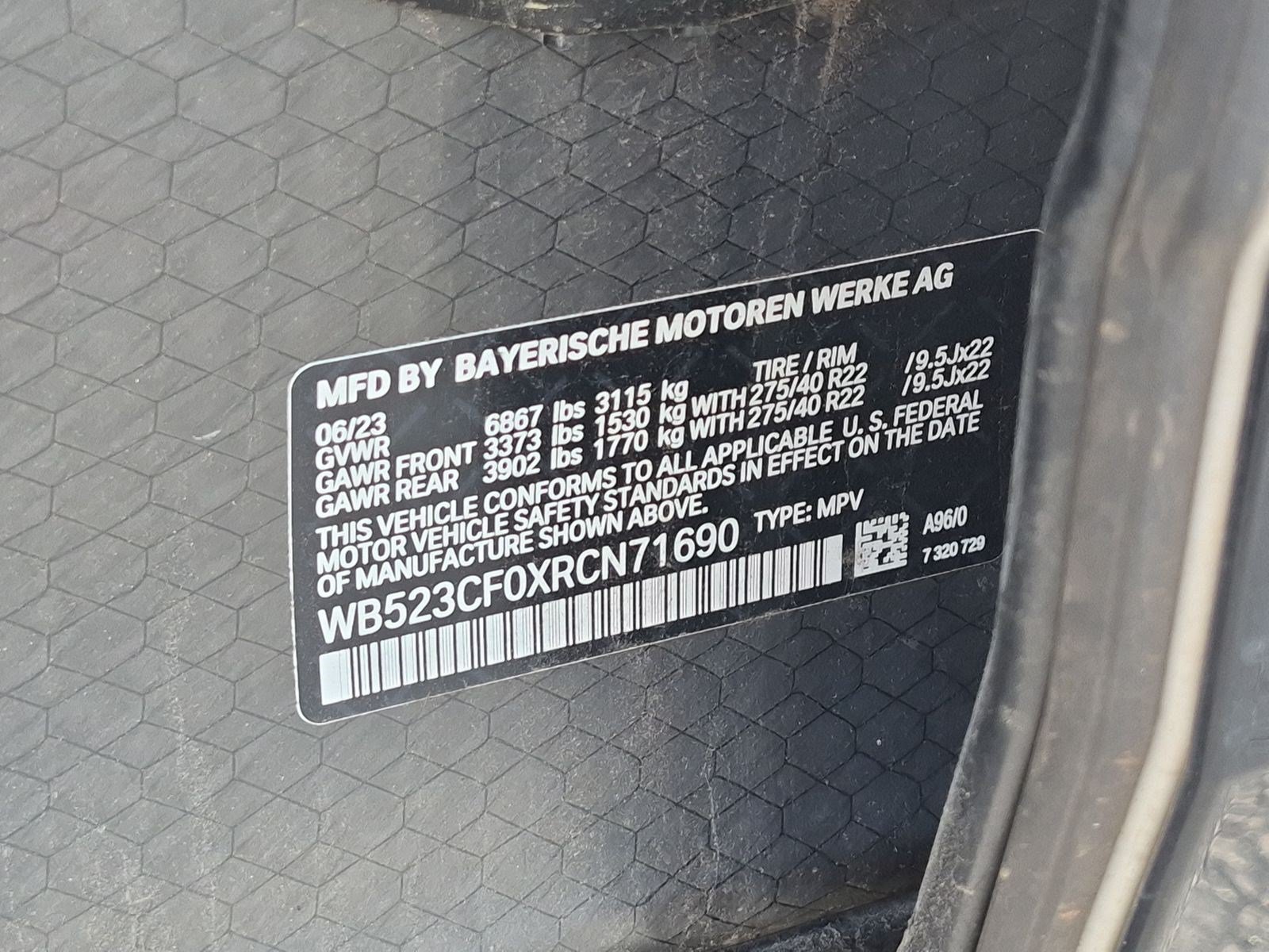 Certified 2024 BMW iX xDrive50 w/ Premium Package AWD/4WD image 64