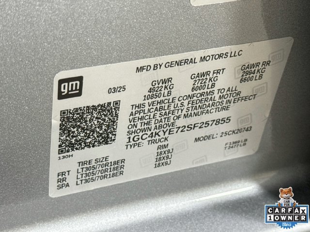 Used 2025 Chevrolet Silverado 2500 ZR2 w/ Technology Package AWD/4WD image 35