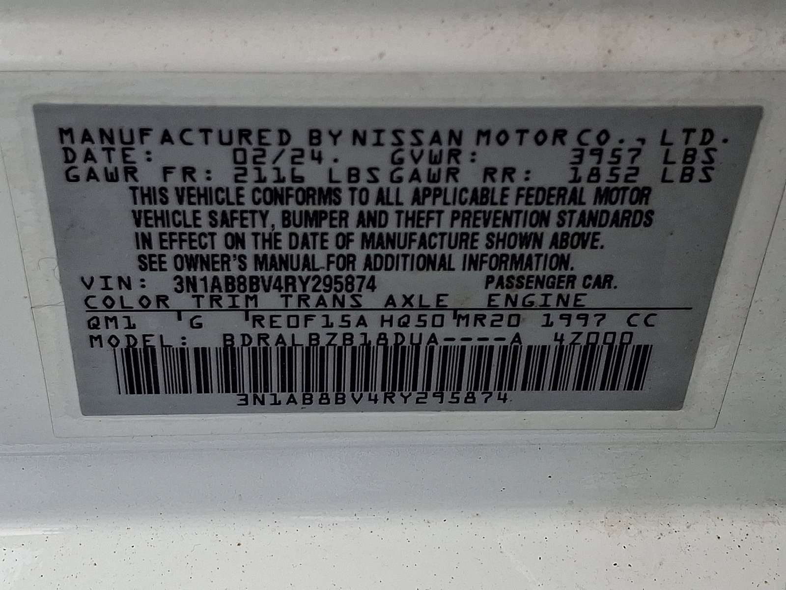Used 2024 Nissan Sentra S FWD image 27