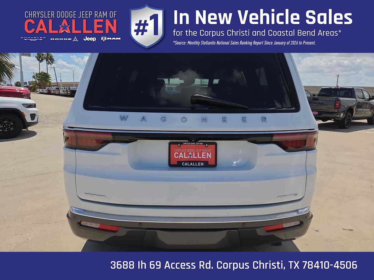 Used 2022 Jeep Wagoneer Series II w/ Rear Seat Video Group 1 AWD/4WD image 13