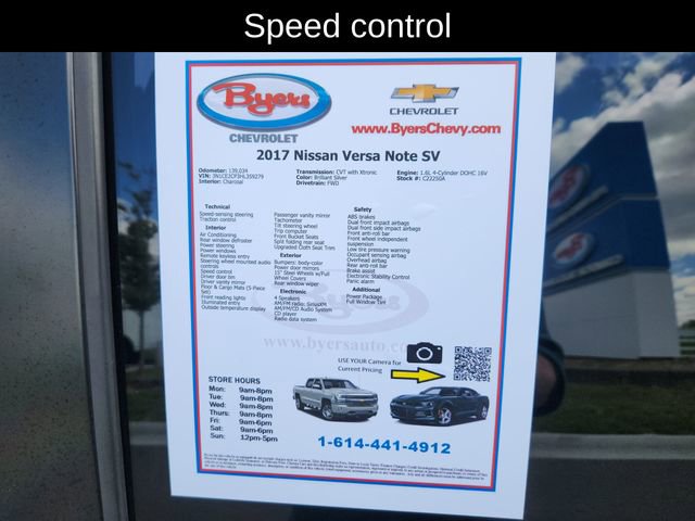 Used 2017 Nissan Versa Note SV FWD image 12