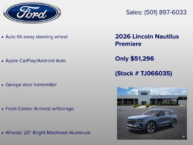 New 2026 Lincoln Nautilus Premier AWD/4WD image 24