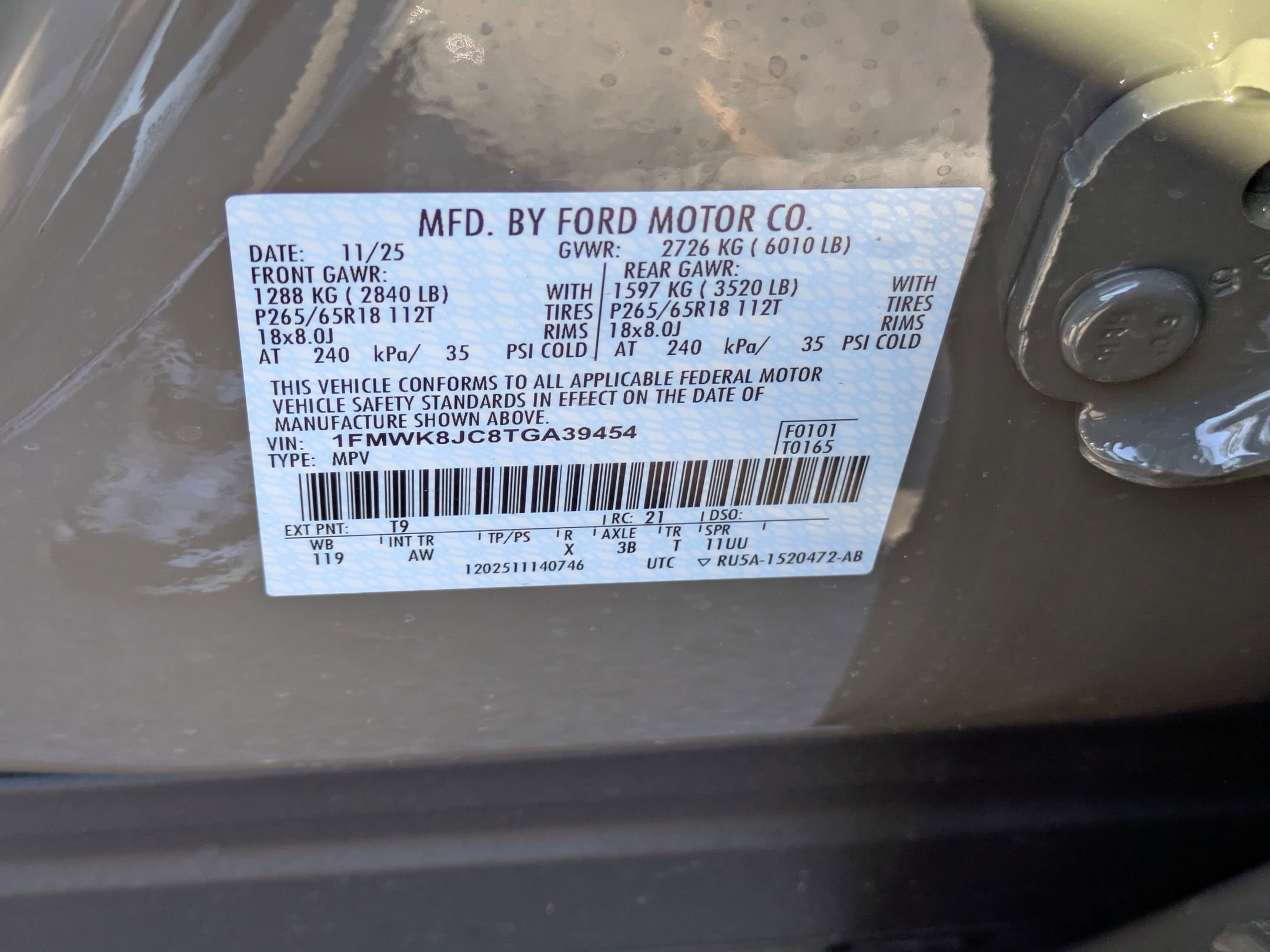 New 2026 Ford Explorer Tremor w/ Tremor Ultimate Package AWD/4WD image 44