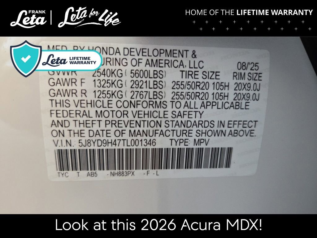 New 2026 Acura MDX w/ Technology Package image 37