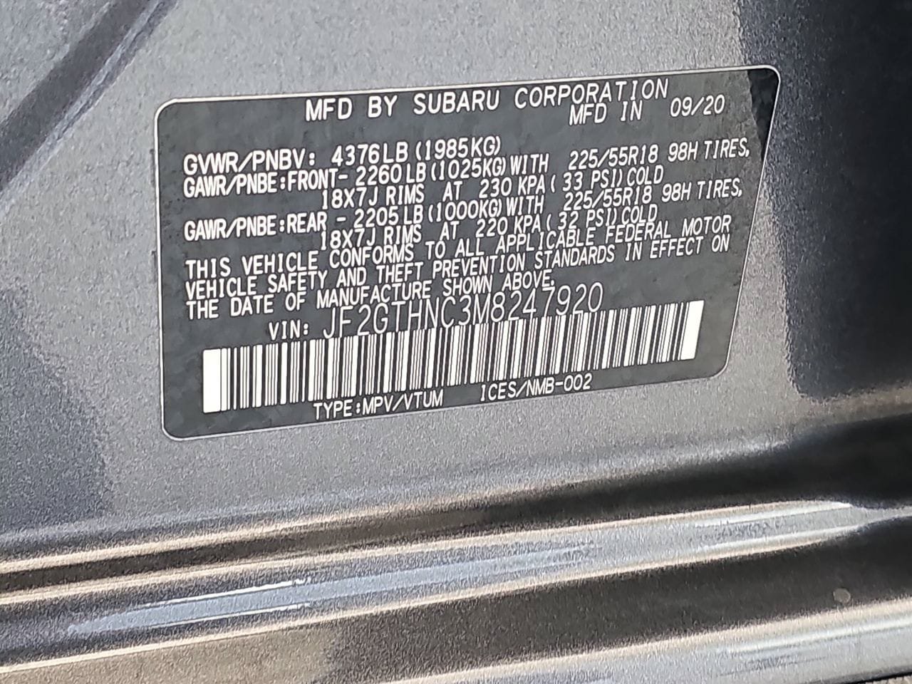 Certified 2021 Subaru Crosstrek 2.5i Limited w/ Moonroof Package 2 AWD/4WD image 44