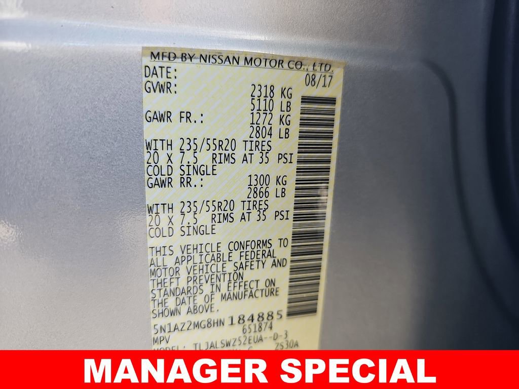 Used 2017 Nissan Murano Platinum w/ Platinum Technology Package image 42