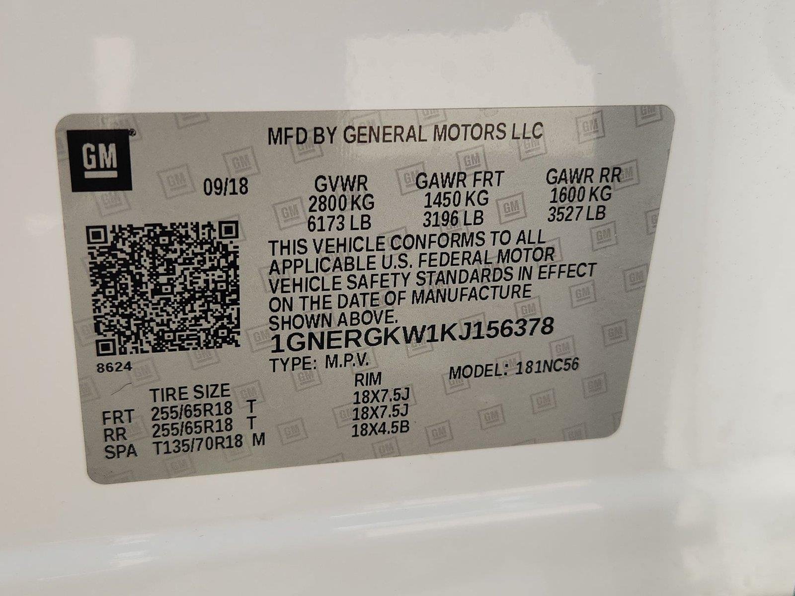 Certified 2019 Chevrolet Traverse LT FWD image 32