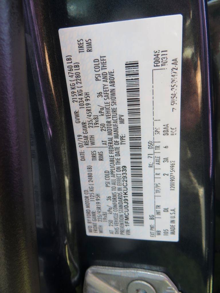 Used 2019 Ford Escape Titanium FWD image 25
