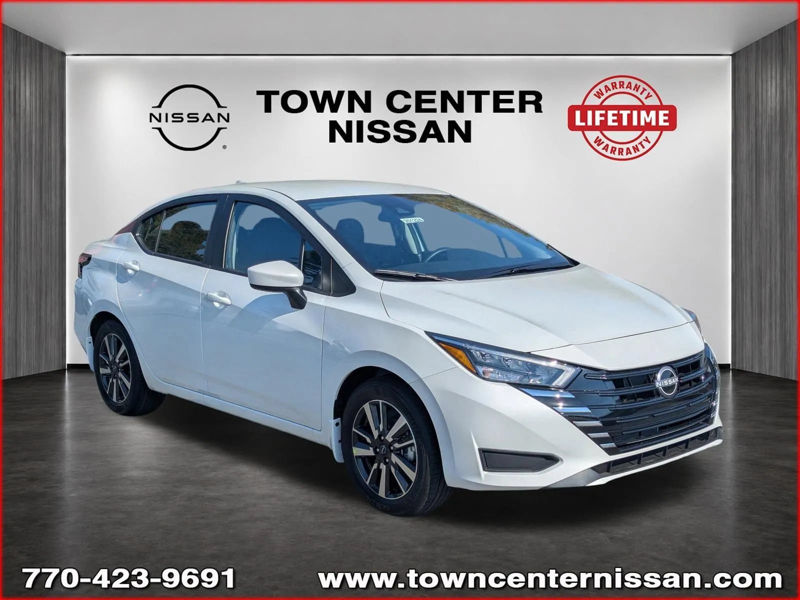 New 2025 Nissan Versa SV w/ Trunk Package FWD image 1