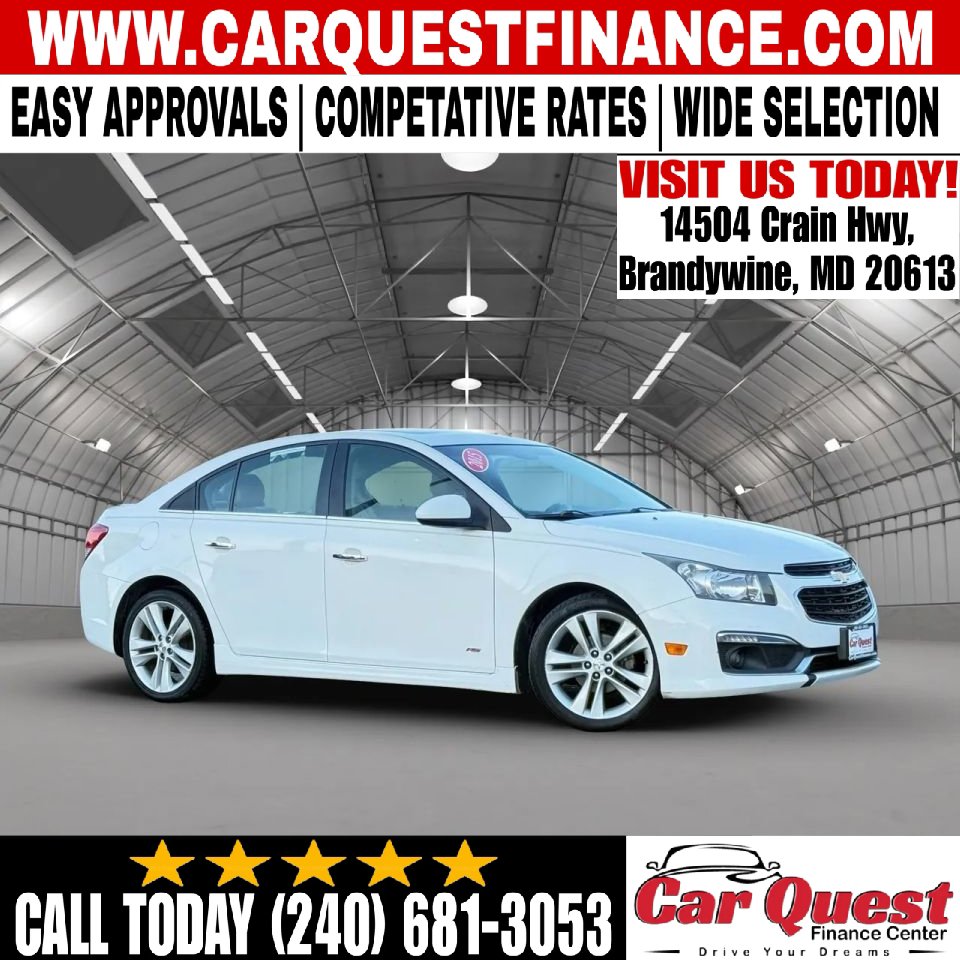Used 2015 Chevrolet Cruze LTZ w/ Sun, Sound and Sport Package image 1