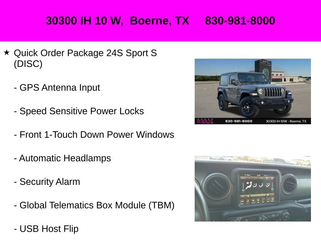 Used 2022 Jeep Wrangler Sport AWD/4WD image 20