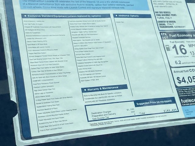 New 2024 Maserati Levante Trofeo image 47
